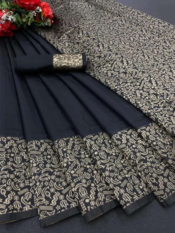 BLACK_KANJIVARAM_SILK__SAREE